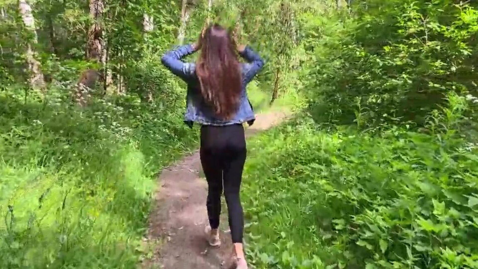 Met a stranger in the woods and rapidly banged her in the bushes